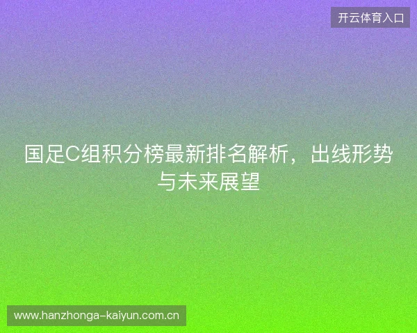 国足C组积分榜最新排名解析，出线形势与未来展望
